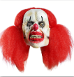 Angry Red Hair Clown Latex Mask – Halloween Horror Costume Mask
