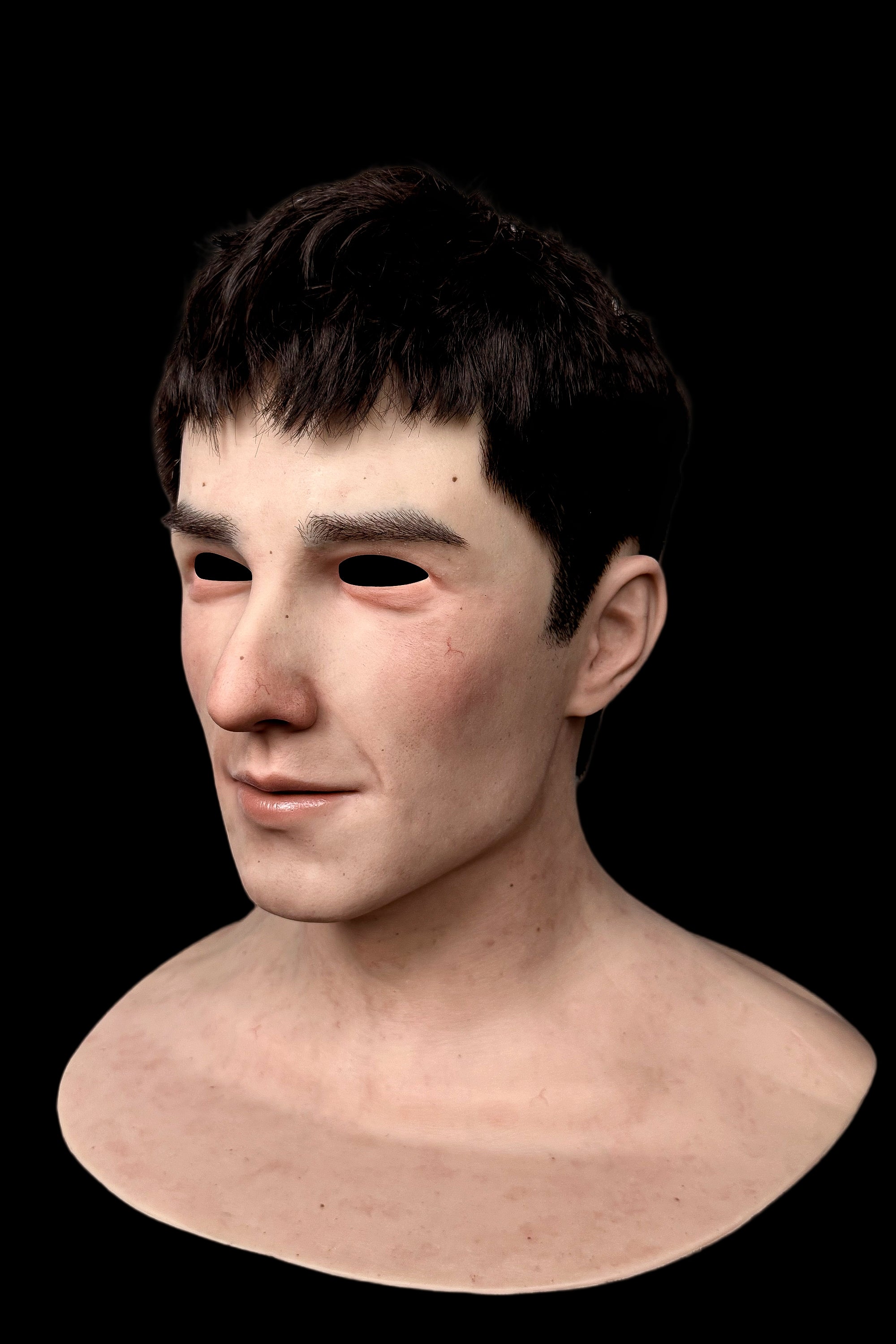 Airhua Ultra Realistic Silicone Mask – Full Head Cosplay, Halloween & Film Prop