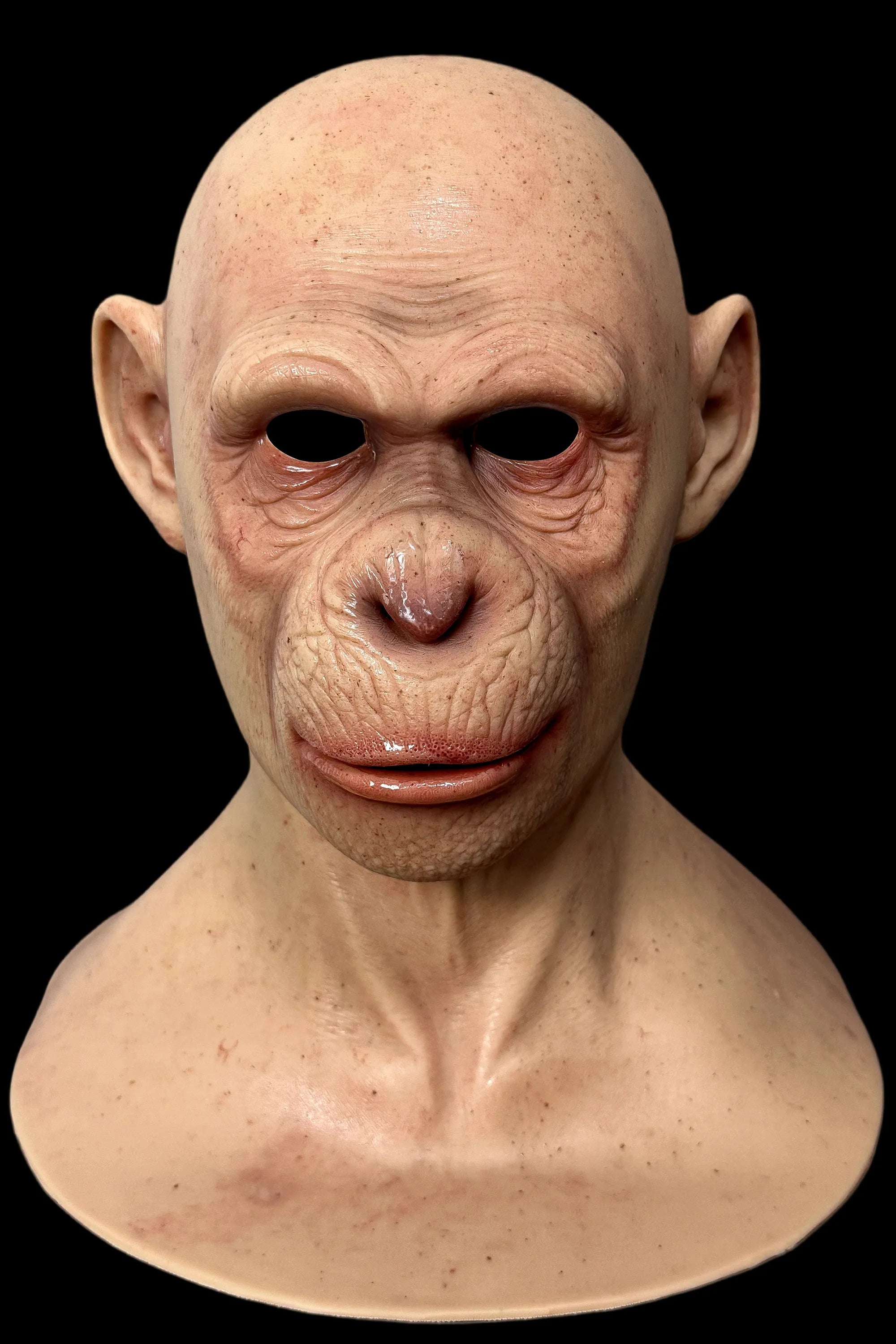 Monkey Mask Full-Head Animal Mask Halloween Party Carnival Prop Silicone Mask Adult Size