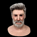 ENT Realistic Old Man Silicone Mask – Full Head Elderly Male Face Mask for Halloween, Cosplay & Theater