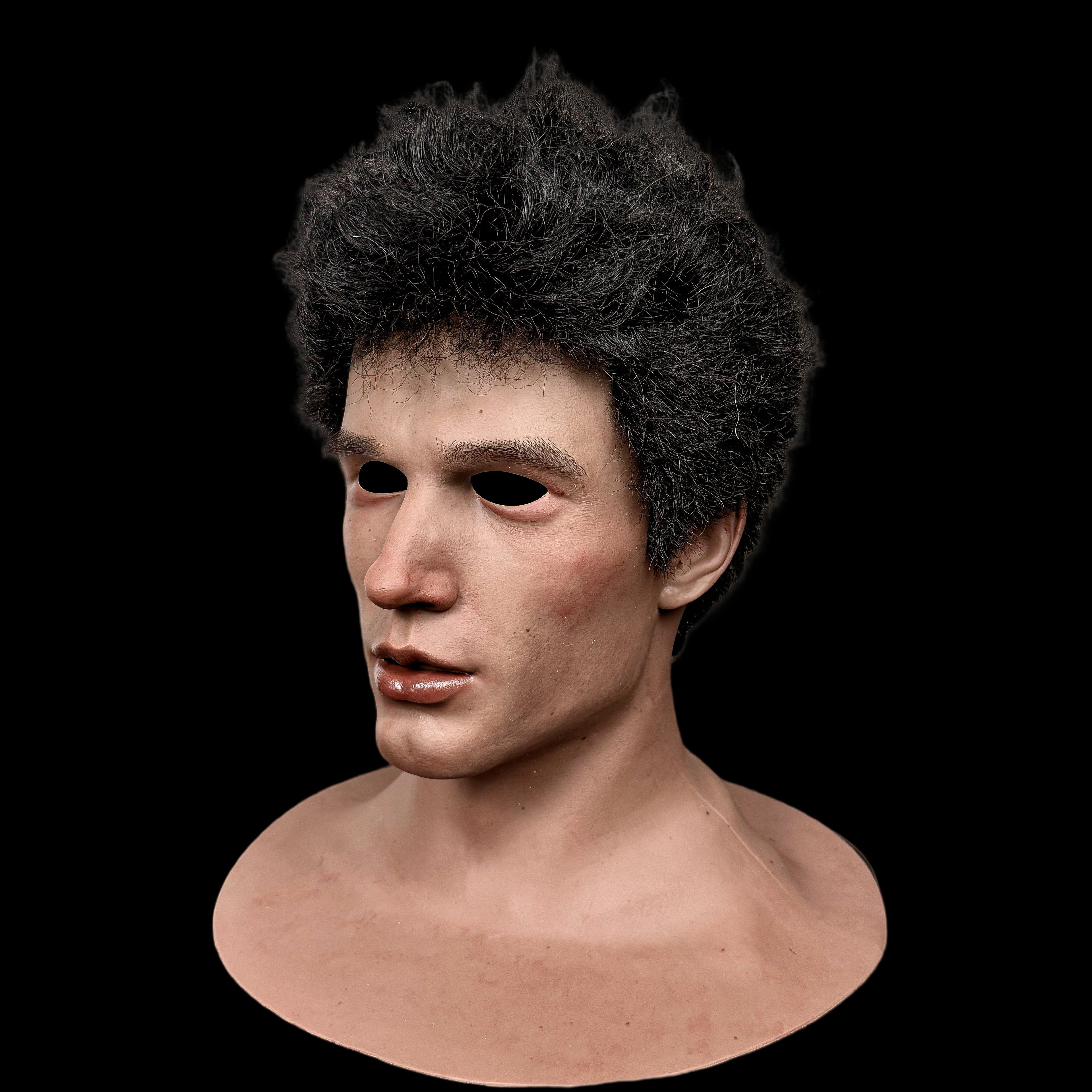 Luwang Ultra Realistic Silicone Mask – Full Head SFX Face Mask for Halloween, Cosplay & Film