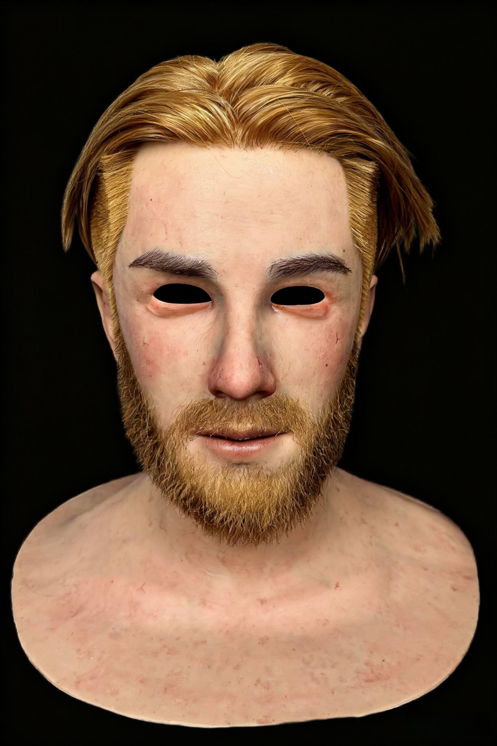 Aihua Ultra Realistic Silicone Mask – Full Head Cosplay, Halloween & Film Prop