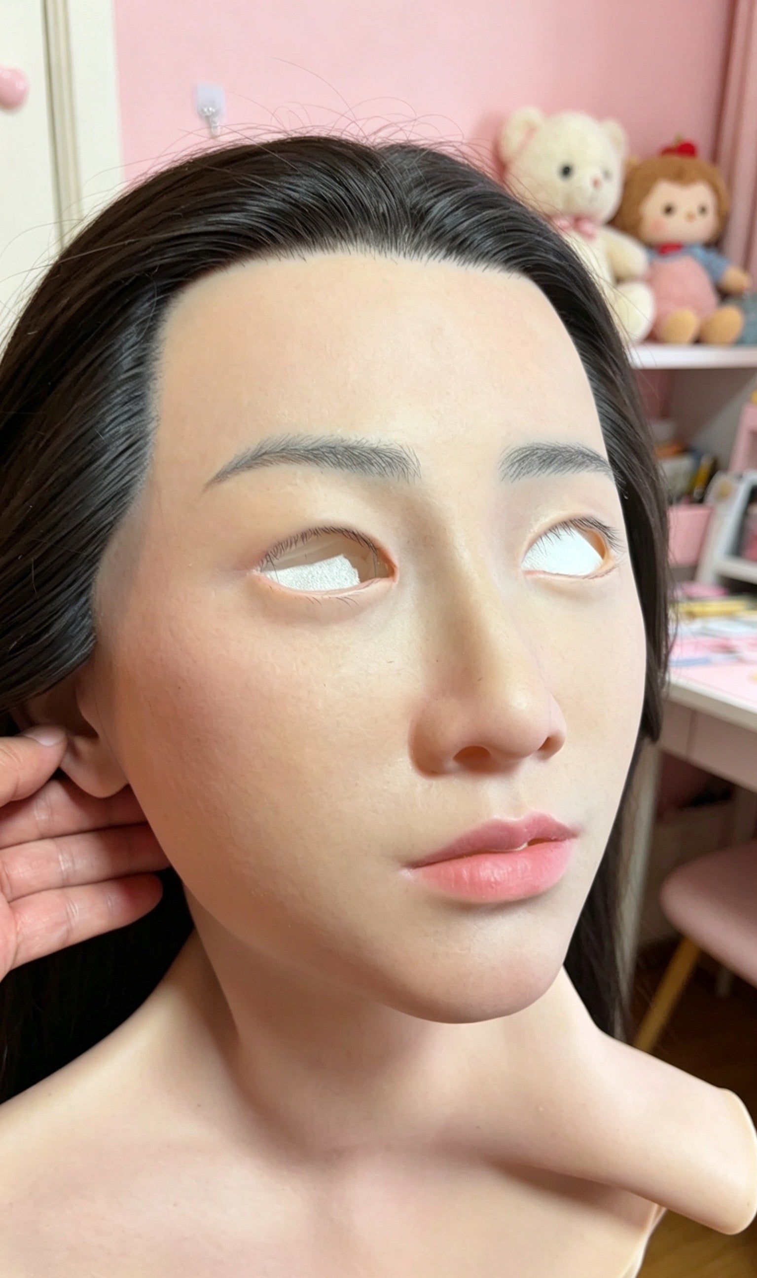 Asian beauty "Fei" film mask headgear