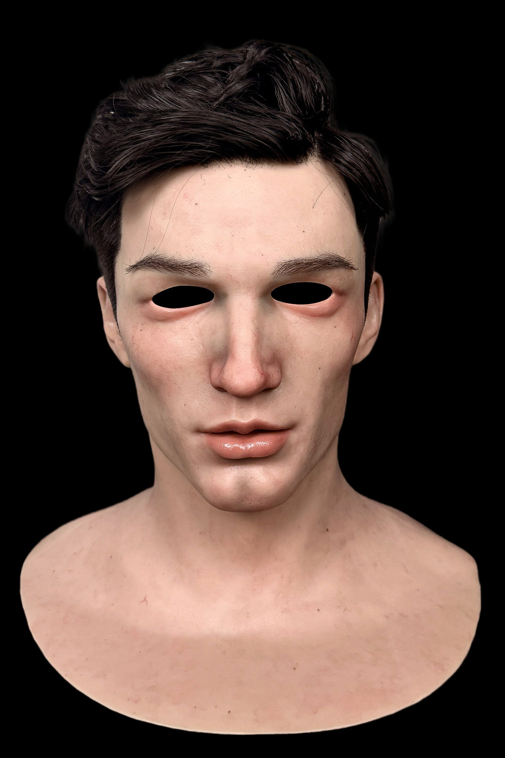 Light Ultra Realistic Silicone Mask – Full Head Cosplay, Halloween & Film Prop