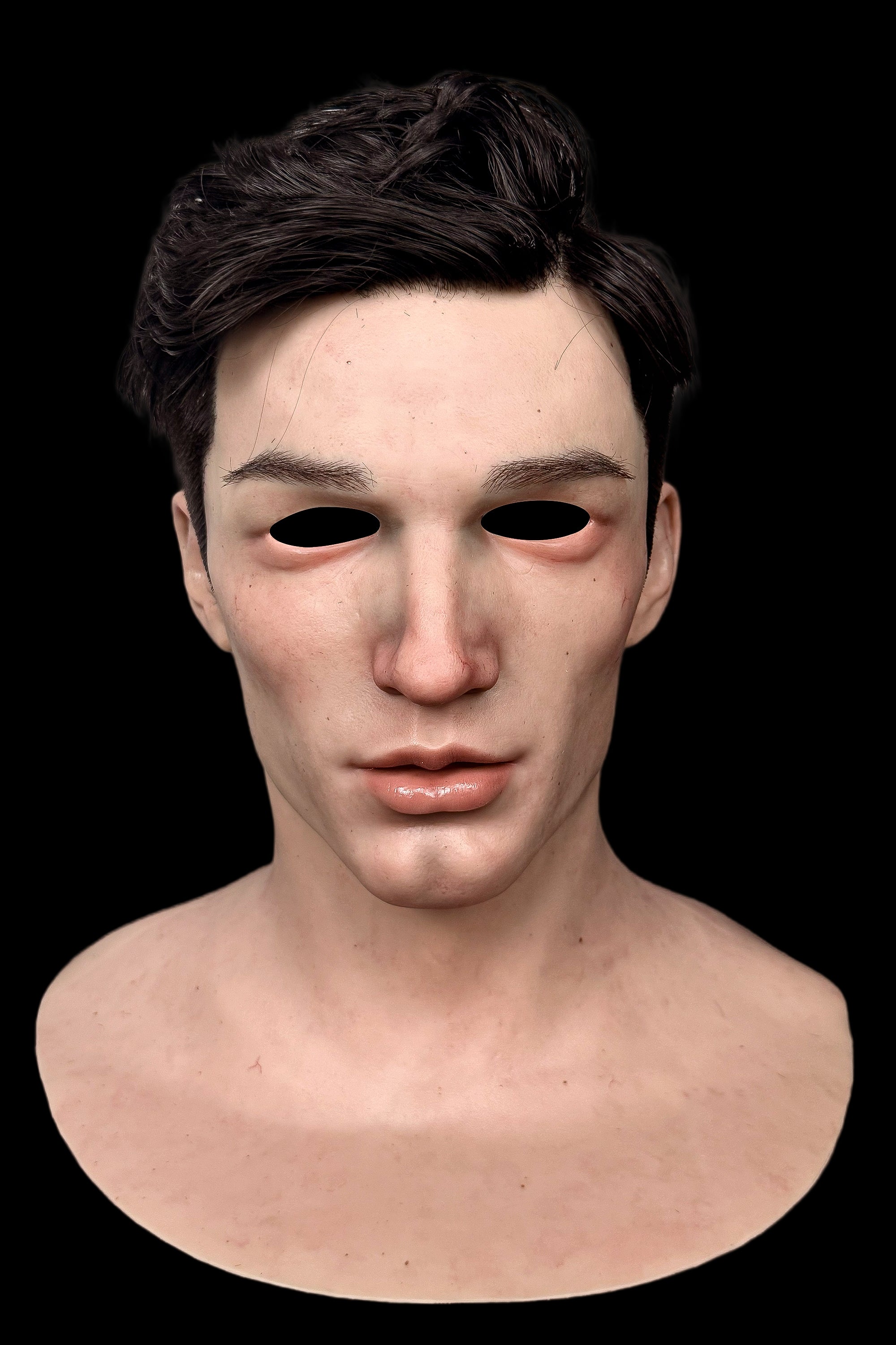 Light Ultra Realistic Silicone Mask – Full Head Cosplay, Halloween & Film Prop