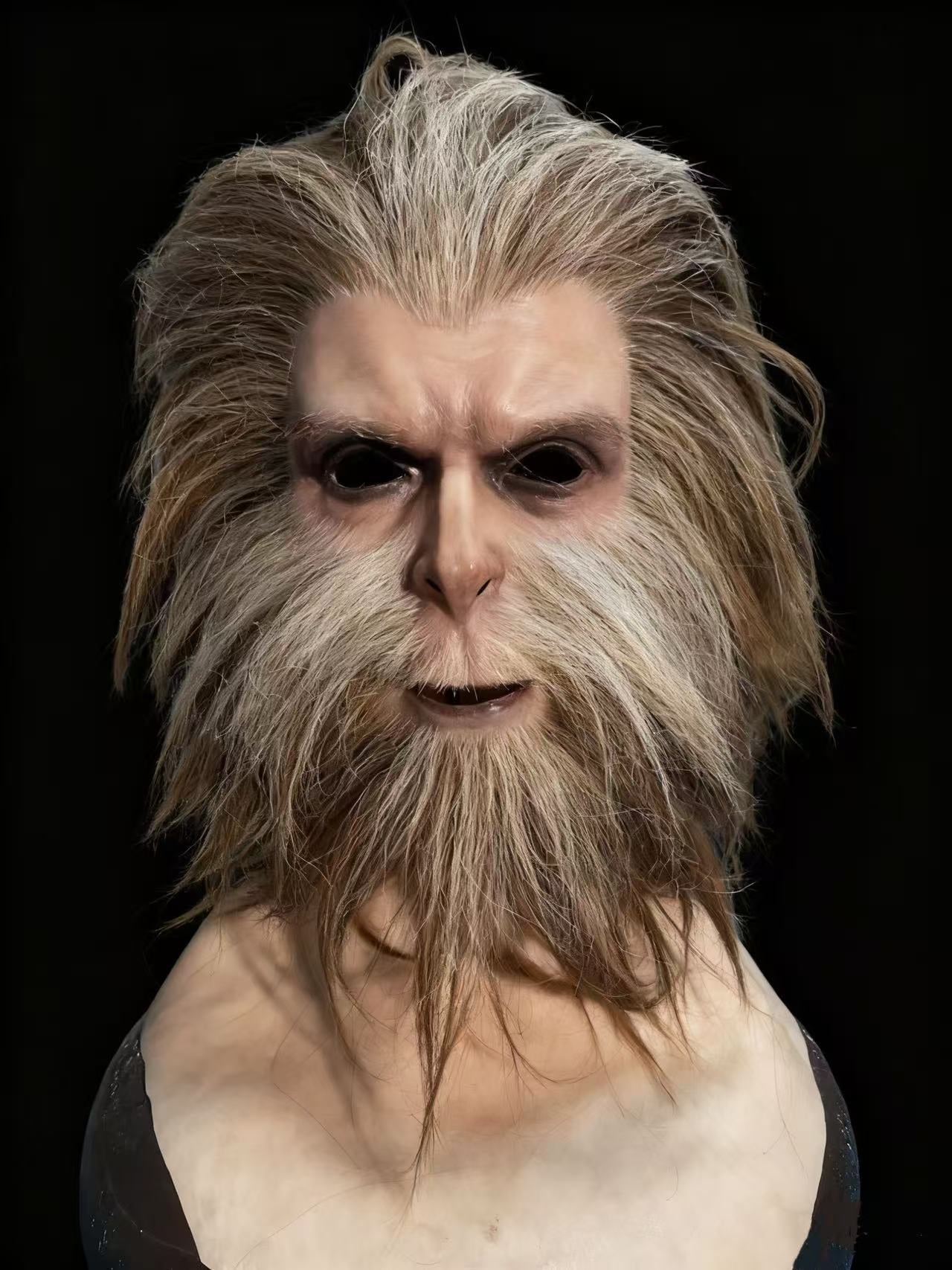 Wukong Silicone Mask - Reusable Role-Playing Mask Ideal for Parties and Film/TV Production