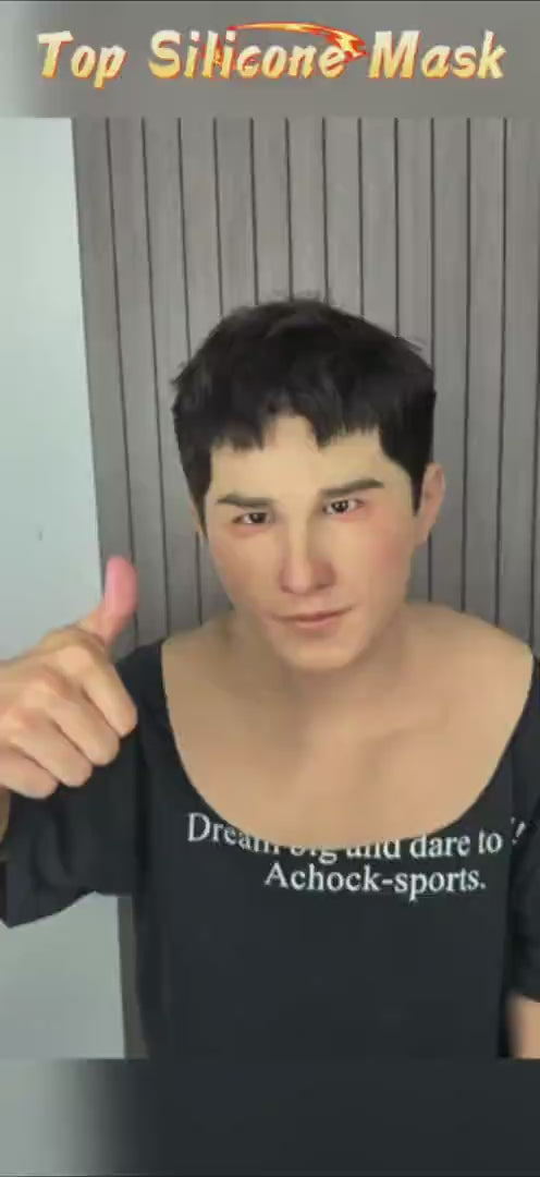 Airhua Ultra Realistic Silicone Mask – Full Head Cosplay, Halloween & Film Prop