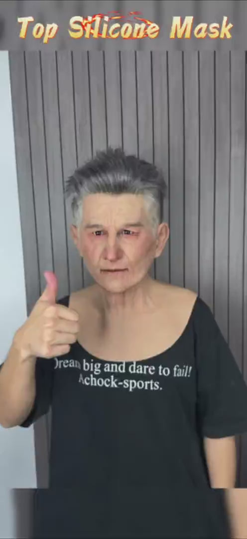 Abby Ultra Realistic Silicone Male Mask – Full Head Lifelike Face Mask for Cosplay, Halloween, Film & Stage SFX Props